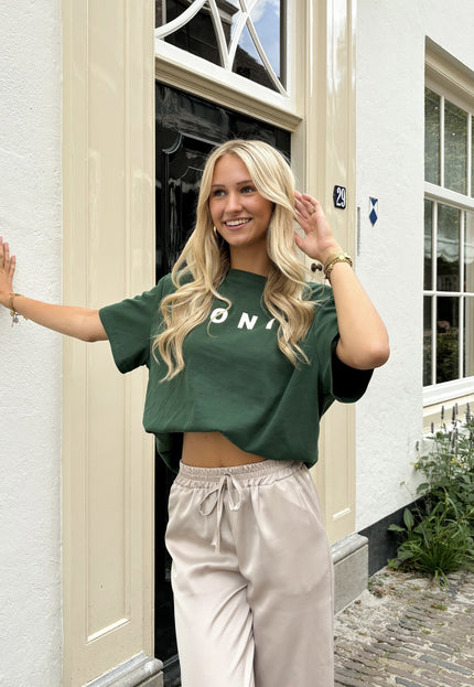 Famous Online Store T-shirt Iconic groen