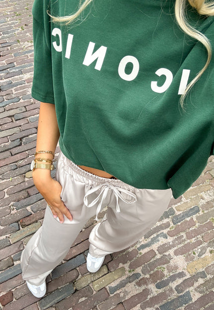 Famous Online Store T-shirt Iconic groen