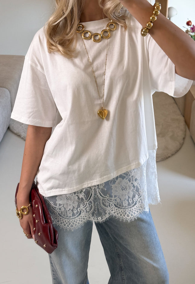 Famous Online Store T-shirt lace Dana