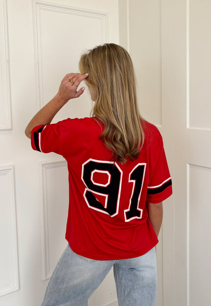 Famous Online Store T-shirt Los Angeles rood