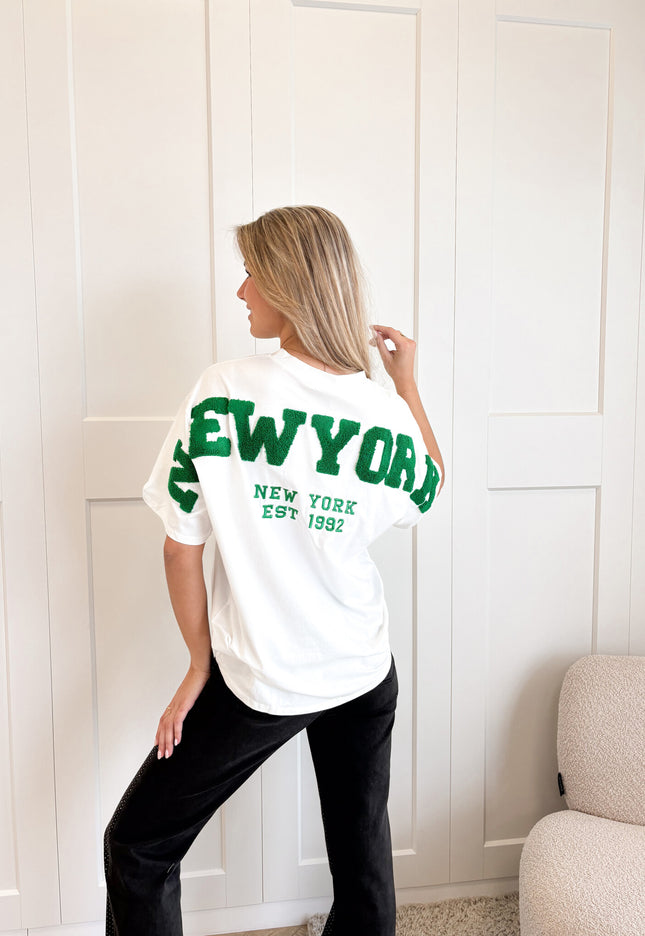 Famous Online Store T-shirt New York groen