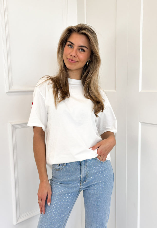 Famous Online Store T-shirt New York rood