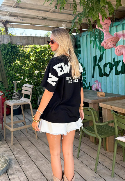 Famous Online Store T-shirt New York zwart-wit