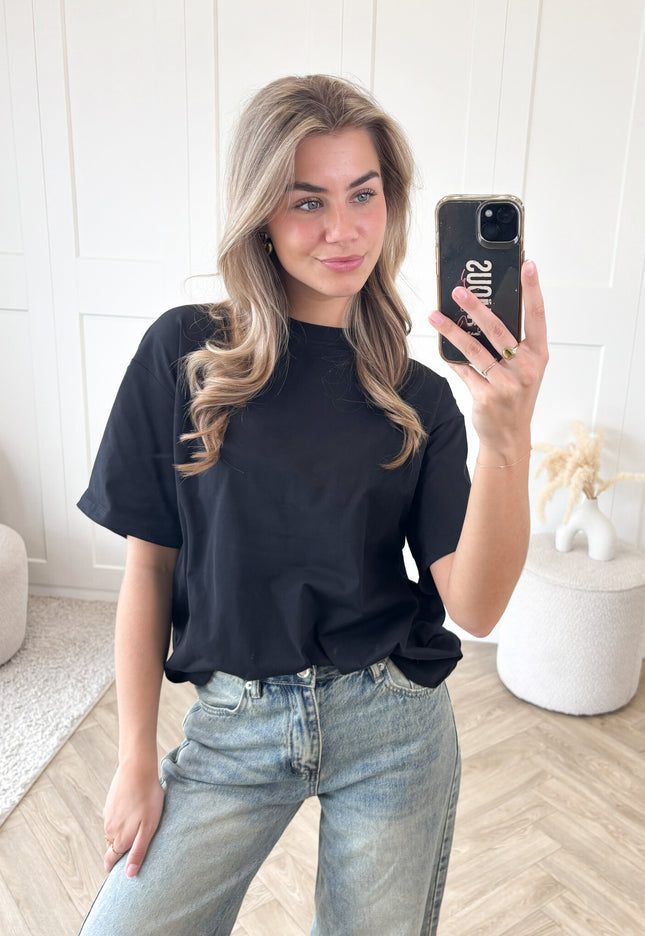 Famous Online Store T-shirt New York zwart-wit