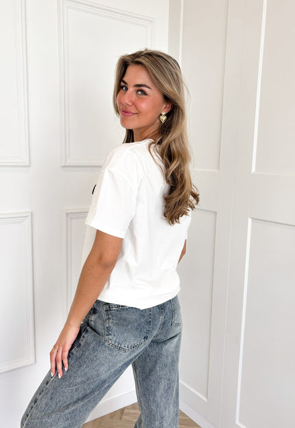 Famous Online Store T-shirt Paris wit