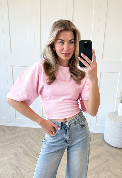 Famous Online Store T-shirt Redefined roze