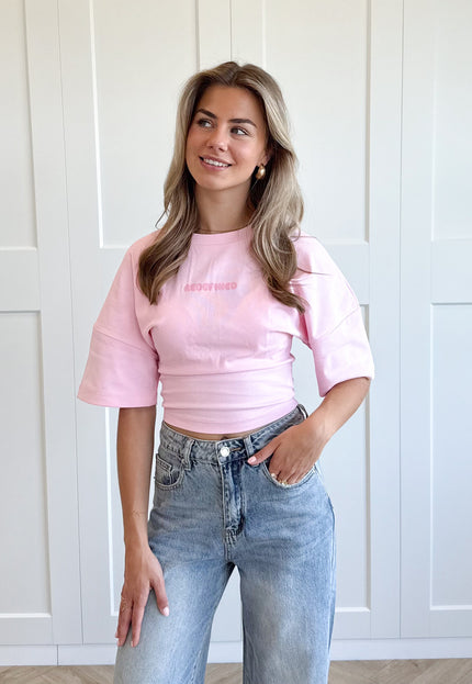Famous Online Store T-shirt Redefined roze