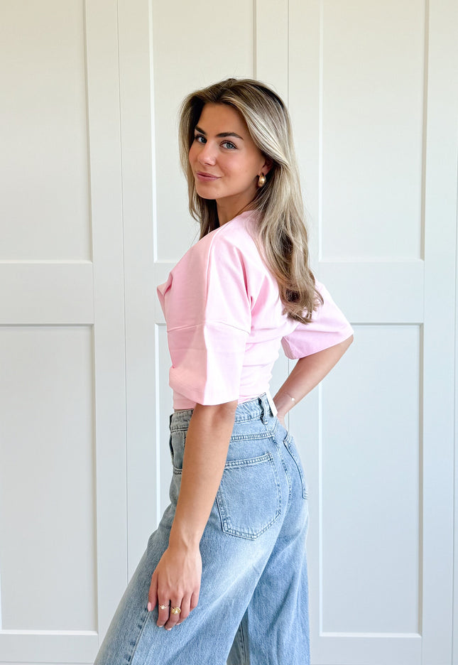Famous Online Store T-shirt Redefined roze