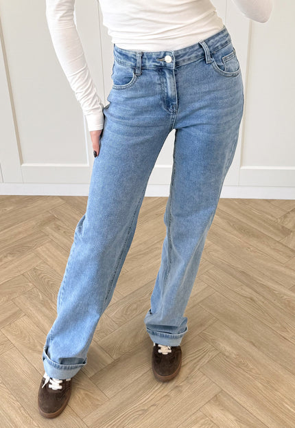 Famous Online Store Tall jeans Kay blauw