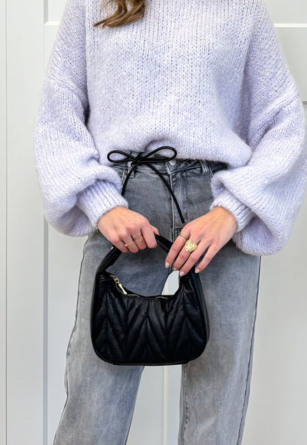 Famous Online Store Tas leer zwart