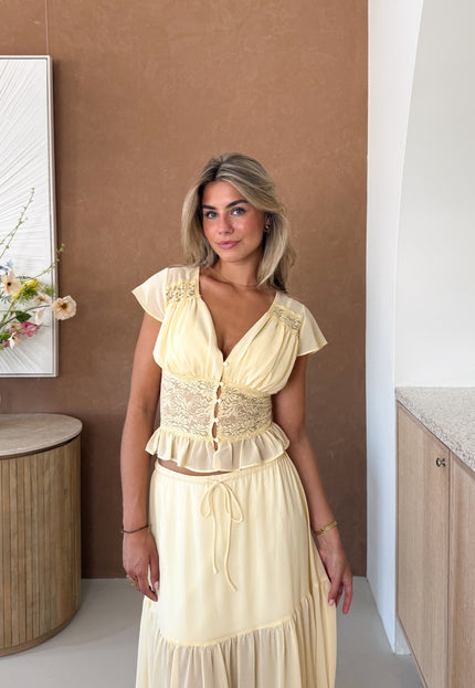 Famous Online Store Top Bobbie butter yellow