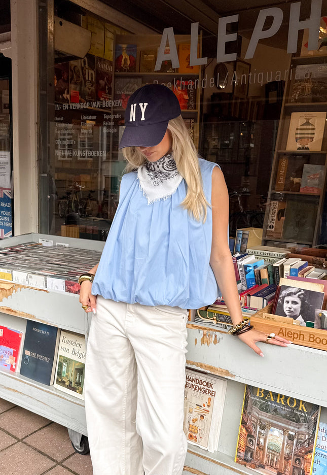 Famous Online Store Top Juultje lichtblauw