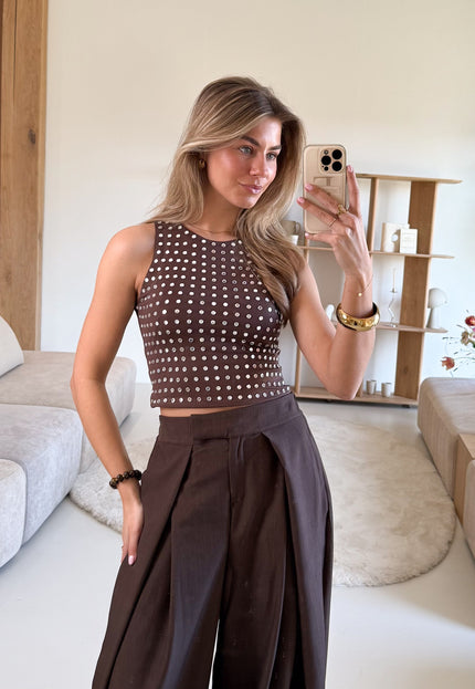 Famous Online Store Top Liv bruin studs