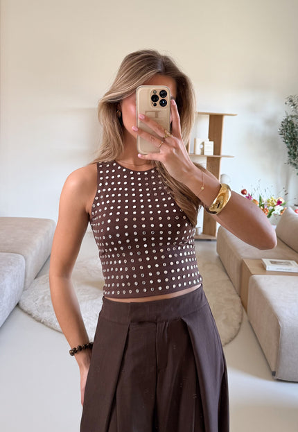 Famous Online Store Top Liv bruin studs