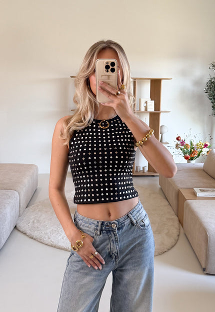 Famous Online Store Top Liv zwart studs