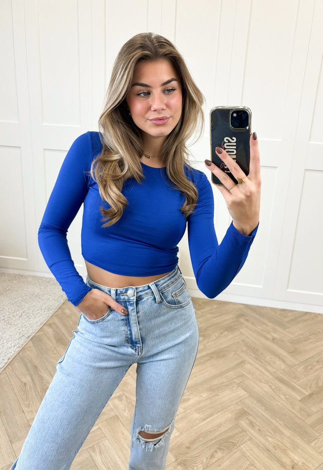 Famous Online Store Top Marije electric blauw