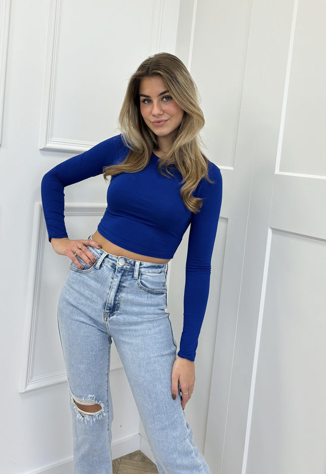 Famous Online Store Top Marije electric blauw