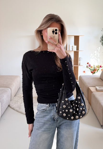 Famous Online Store Top Molly zwart studs