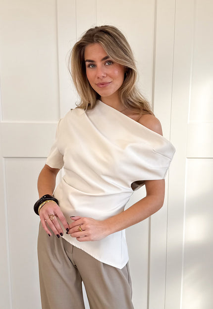 Famous Online Store Top off shoulder Candice creme