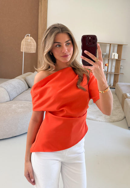 Famous Online Store Top off shoulder Candice oranje