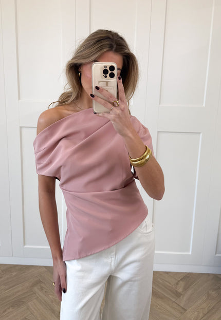Famous Online Store Top off shoulder Candice roze