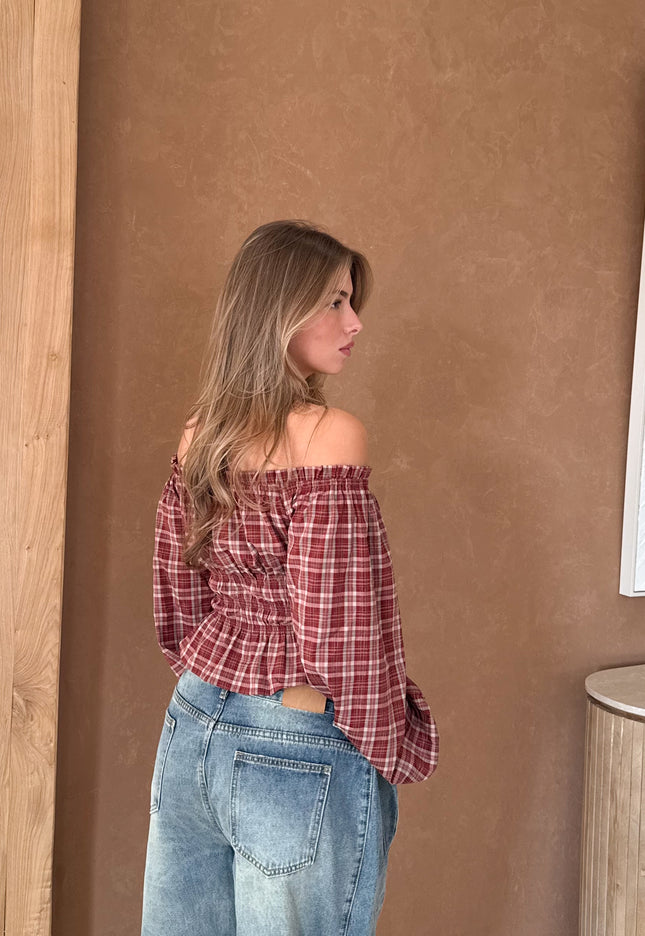 Famous Online Store Top off shoulder Joa rood
