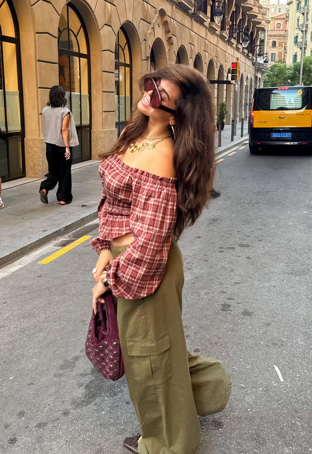 Famous Online Store Top off shoulder Joa rood