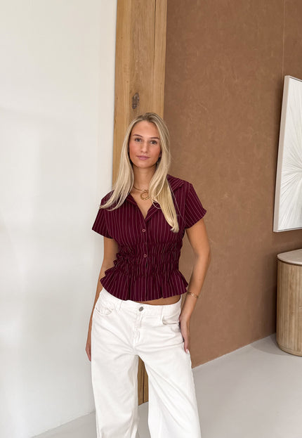 Famous Online Store Top Pleun bordeaux