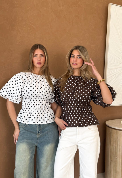 Famous Online Store Top polkadots bruin