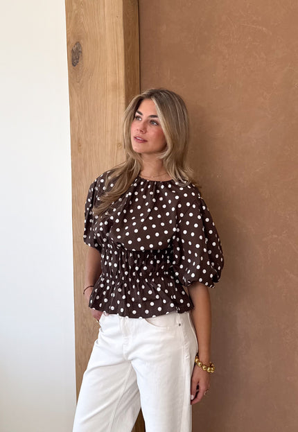 Famous Online Store Top polkadots bruin