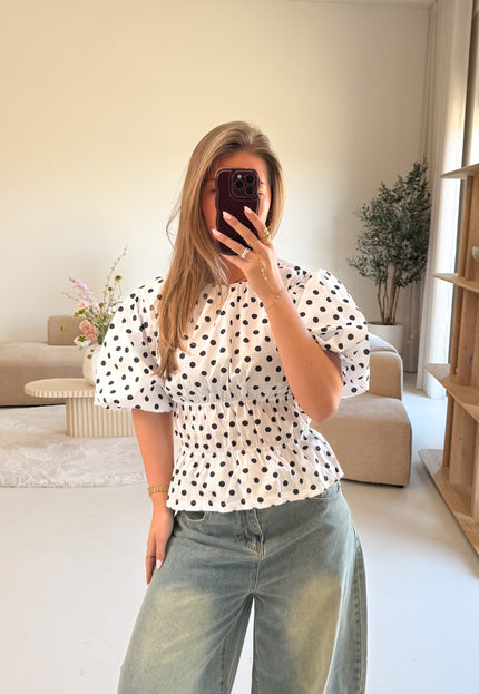 Famous Online Store Top polkadots wit