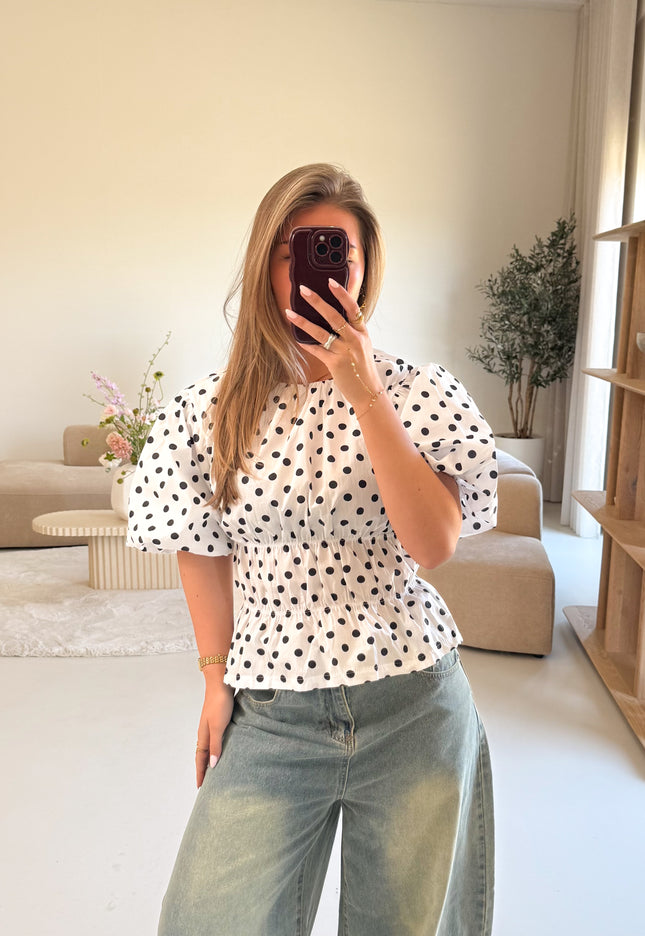 Famous Online Store Top polkadots wit