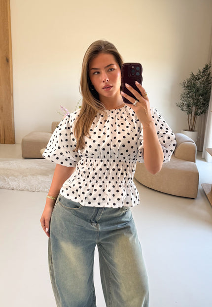 Famous Online Store Top polkadots wit