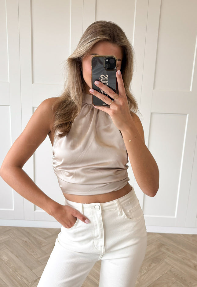 Famous Online Store Top Scarlet beige