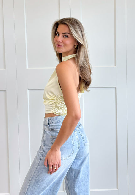 Famous Online Store Top Scarlet geel