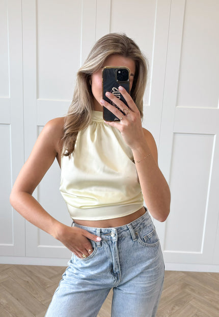 Famous Online Store Top Scarlet geel