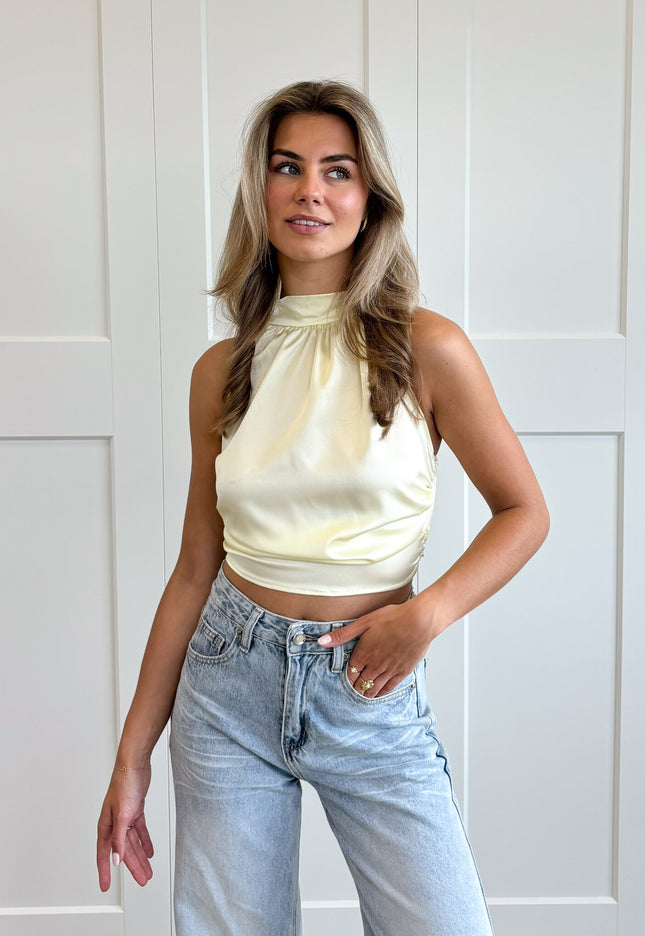 Famous Online Store Top Scarlet geel