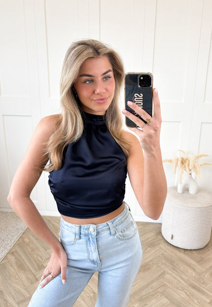 Famous Online Store Top Scarlet marine blauw