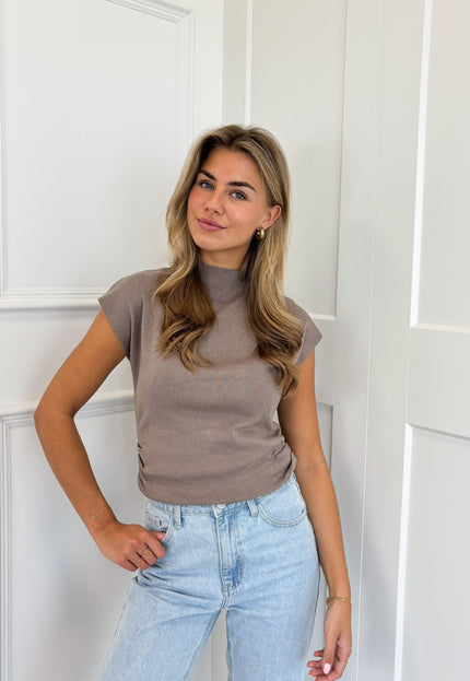 Famous Online Store Top Sylvie taupe