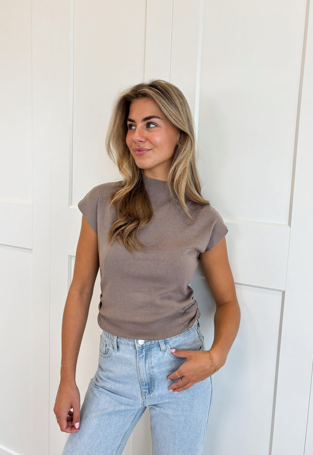 Famous Online Store Top Sylvie taupe