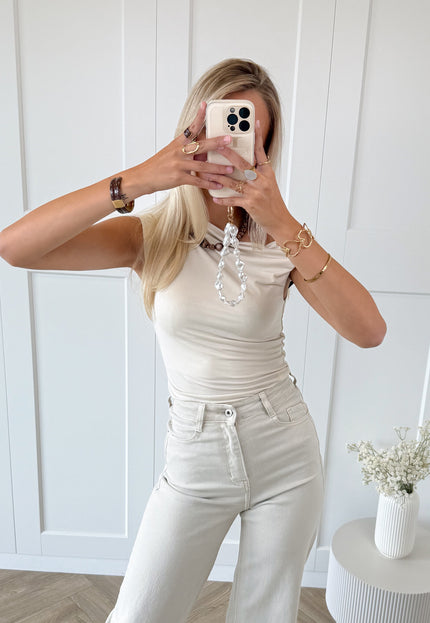 Famous Online Store Top Yael beige
