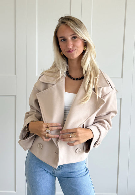 Famous Online Store Trenchcoat jas Elena beige