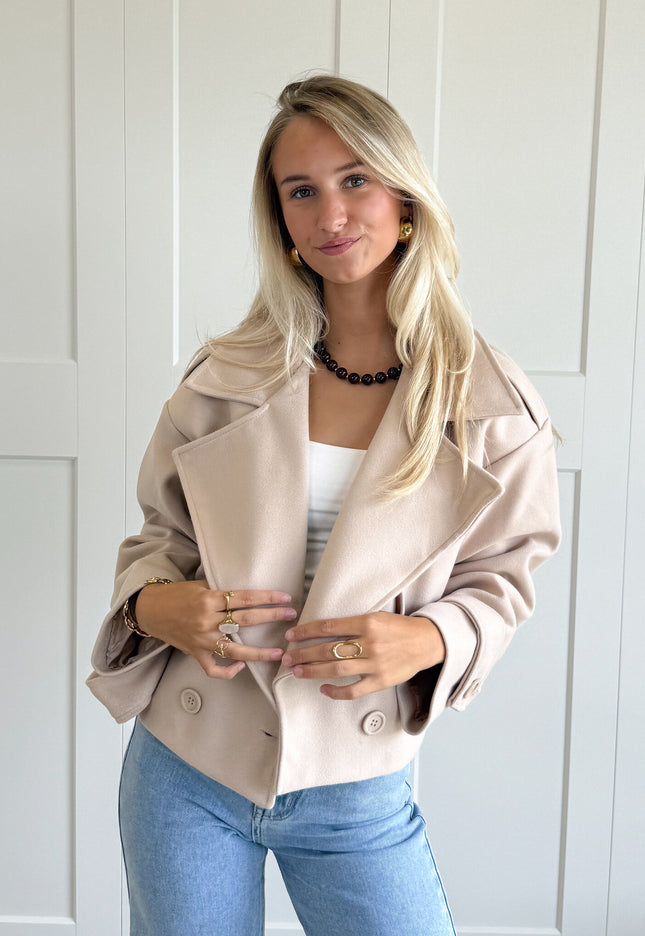 Famous Online Store Trenchcoat jas Elena beige