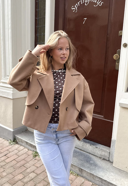 Famous Online Store Trenchcoat jas Elena camel