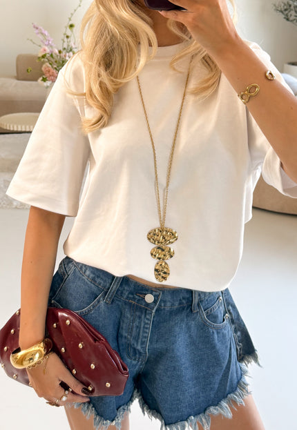 Famous Online Store Triple Oval ketting