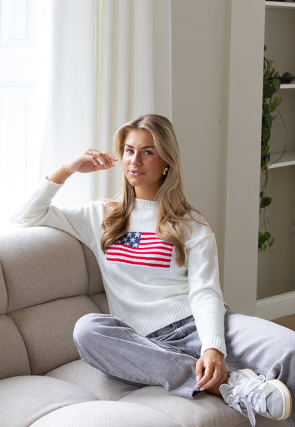 Famous Online Store Trui America wit