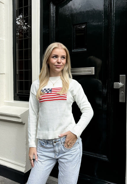 Famous Online Store Trui America wit