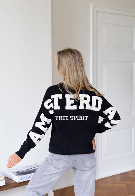 Famous Online Store Trui Amsterdam zwart