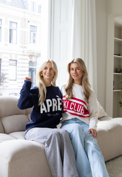 Famous Online Store Trui Aprés ski navy