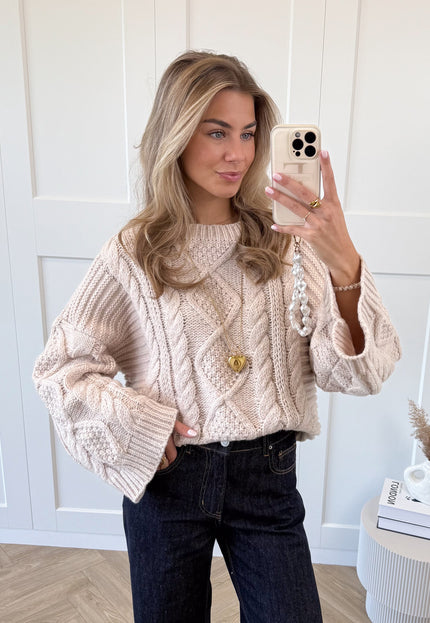 Famous Online Store Trui Cecile beige
